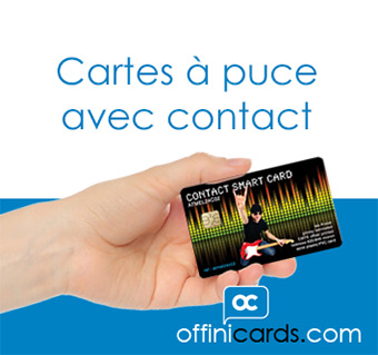Cartes r puce avec contact