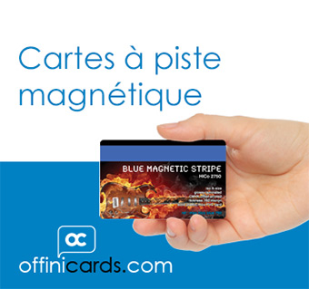 Cartes r piste magn�tique