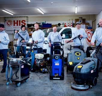 his services - handmatige industri�le schoonmaak-hulshout