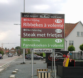  HUUR EEN FRAME LIEDEKERKE
